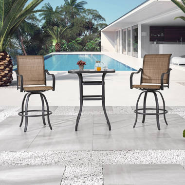 Tadwick patio 3 piece best sale bistro set